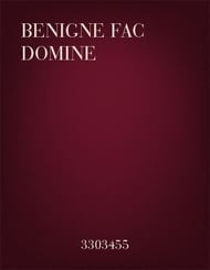 Benigne Fac Domine SSA choral sheet music cover Thumbnail